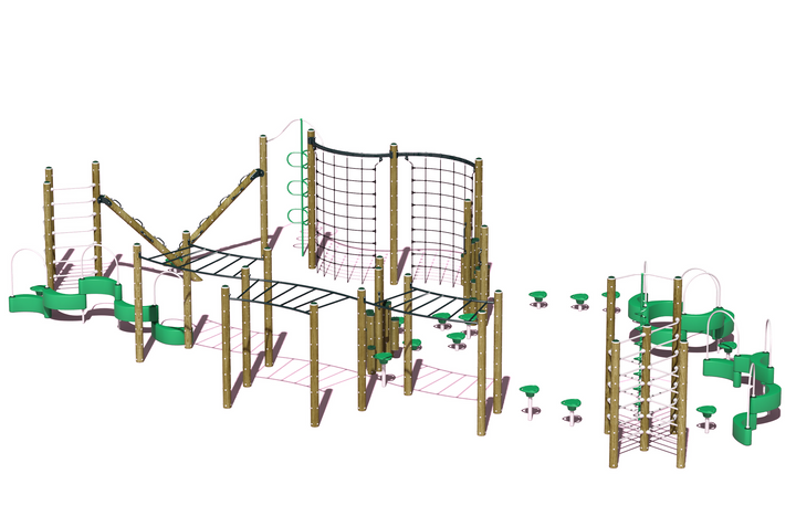 BigToys Mauna Loa Playground Structure BT-916, MBT-916