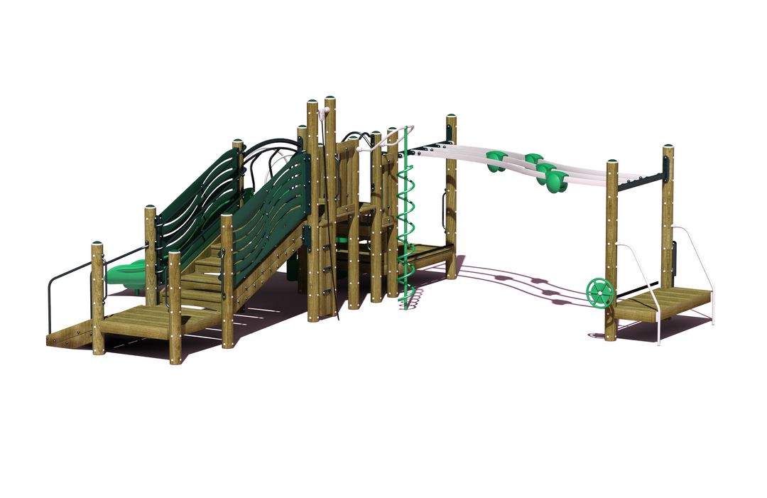 BigToys Pinnacle-Accessible Playground Structure BT-3416-1, MBT-3416-1