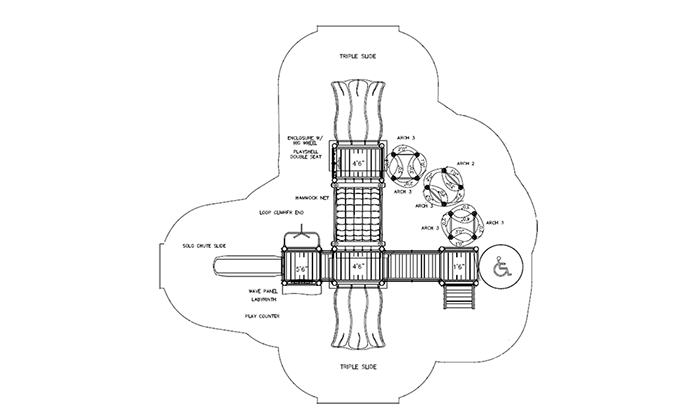 BigToys Kingdom Playground Structure BT-216, MBT-216