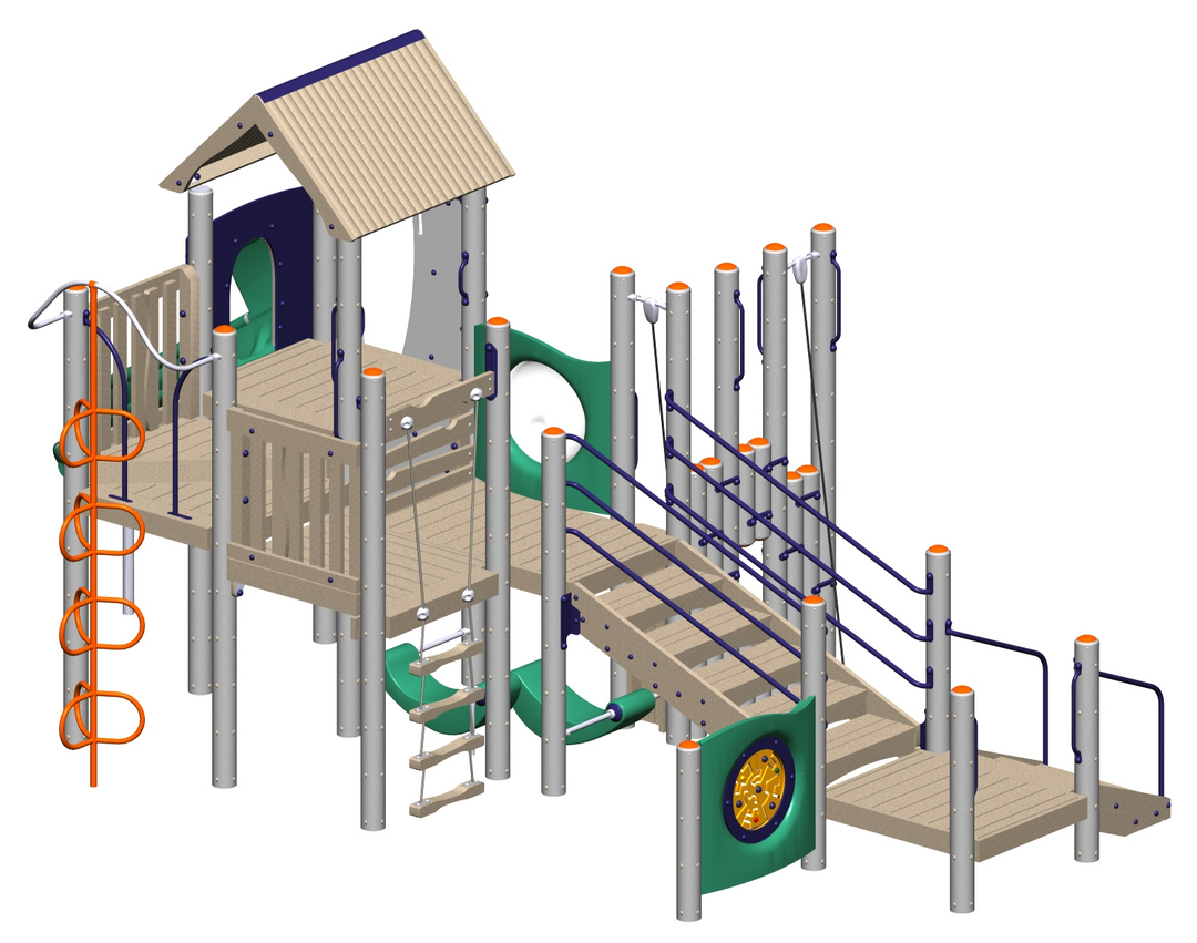 BigToys Mountaineer Playground Structure BT-2608, MBT-2608