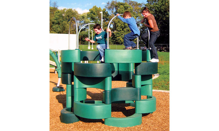 BigToys PlayShell Fort (8 sided) Freestanding Climbing BT-268