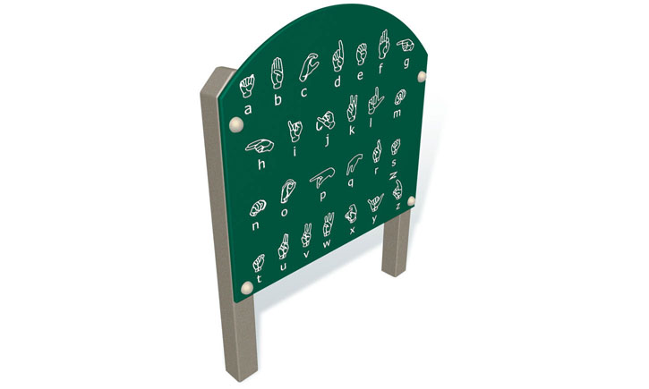 BigToys Sign Language Panel Freestanding Literacy & Language EC-038, MEC-038