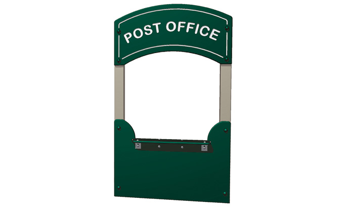 BigToys Post Office Panel Freestanding Trike Path EC-040P, MEC-040P