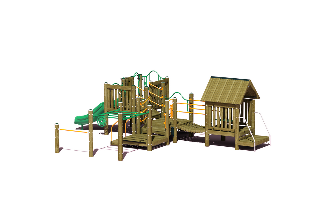 BigToys Villa Freestanding EarlyWorks Structures EC-690-10, MEC-690-10