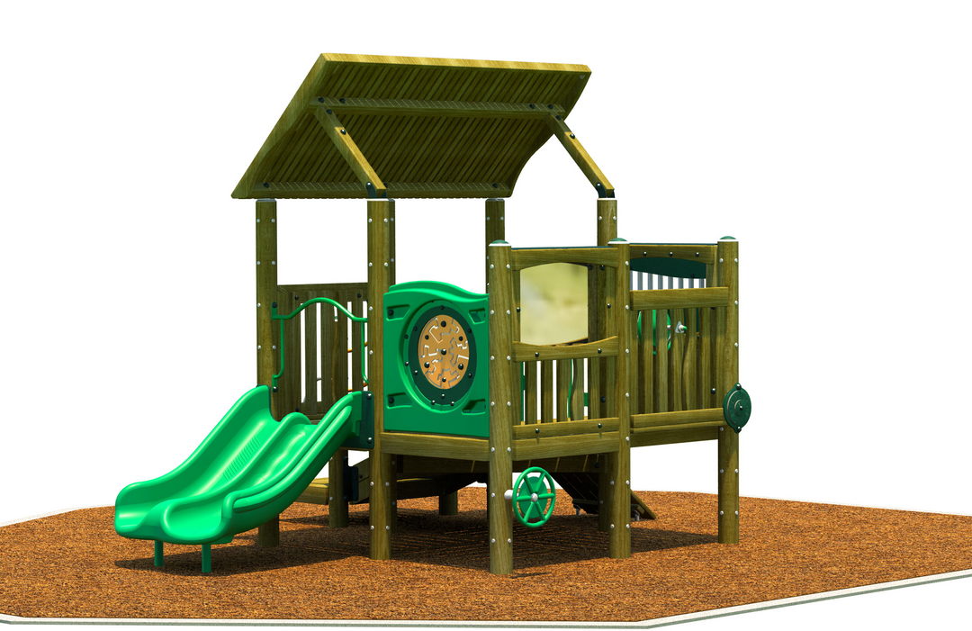 BigToys Hideout Freestanding EarlyWorks Structures EC-430, MEC-430