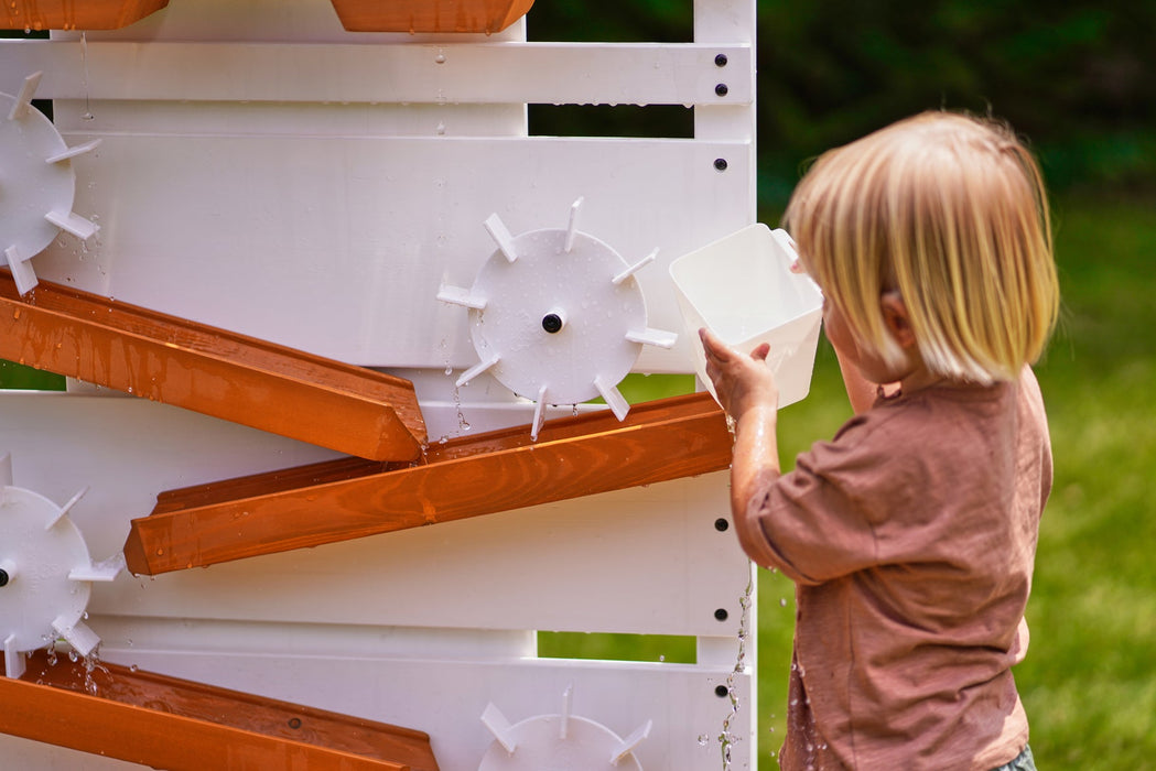 Avenlur Large Wooden Water Table – Multi-Level Sensory Play Station AVNLR-WD-WATERTBL-LG-SEA