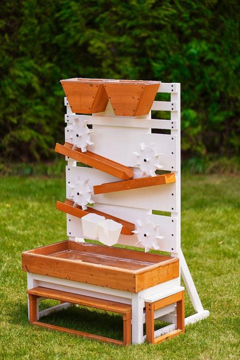 Avenlur Large Wooden Water Table – Multi-Level Sensory Play Station AVNLR-WD-WATERTBL-LG-SEA