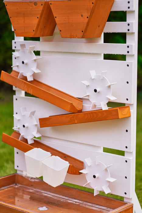 Avenlur Large Wooden Water Table – Multi-Level Sensory Play Station AVNLR-WD-WATERTBL-LG-SEA