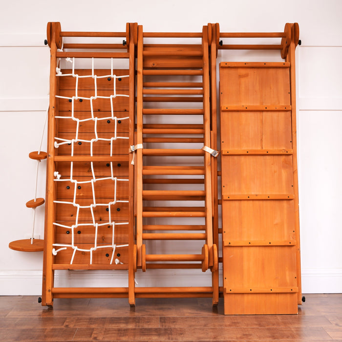 Avenlur Chestnut - 8-in-1 Jungle Gym for Toddlers AVNLR-WD-CLBR