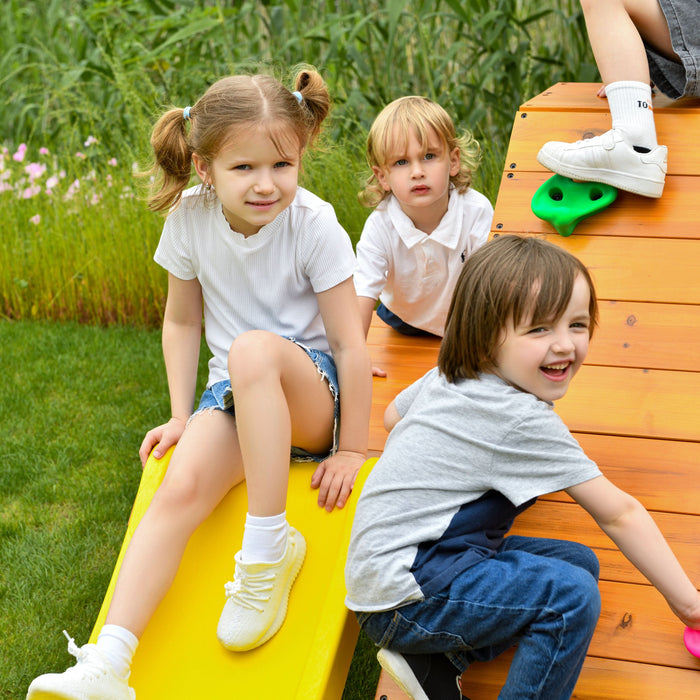 Avenlur Palm - 5-in-1 Outdoor and Indoor Playground Playset AVNLR-PLM-CLMBR-OTDR-V3-NY