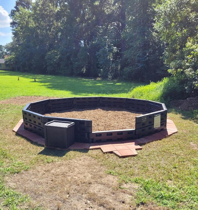 Action Play Systems Gaga Ball Pit Permanent Inground Mount APS-GaGaPit-IG