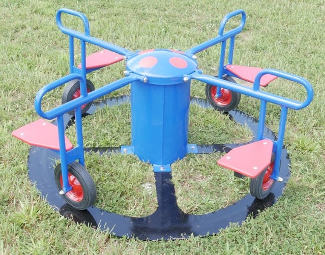 Infinity Playgrounds Mini Circle Cycle 4 Seat Inground Play Rider IP-5023