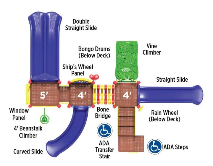 UltraPlay Systems Keegan's Kastle Play System UPLAY-030