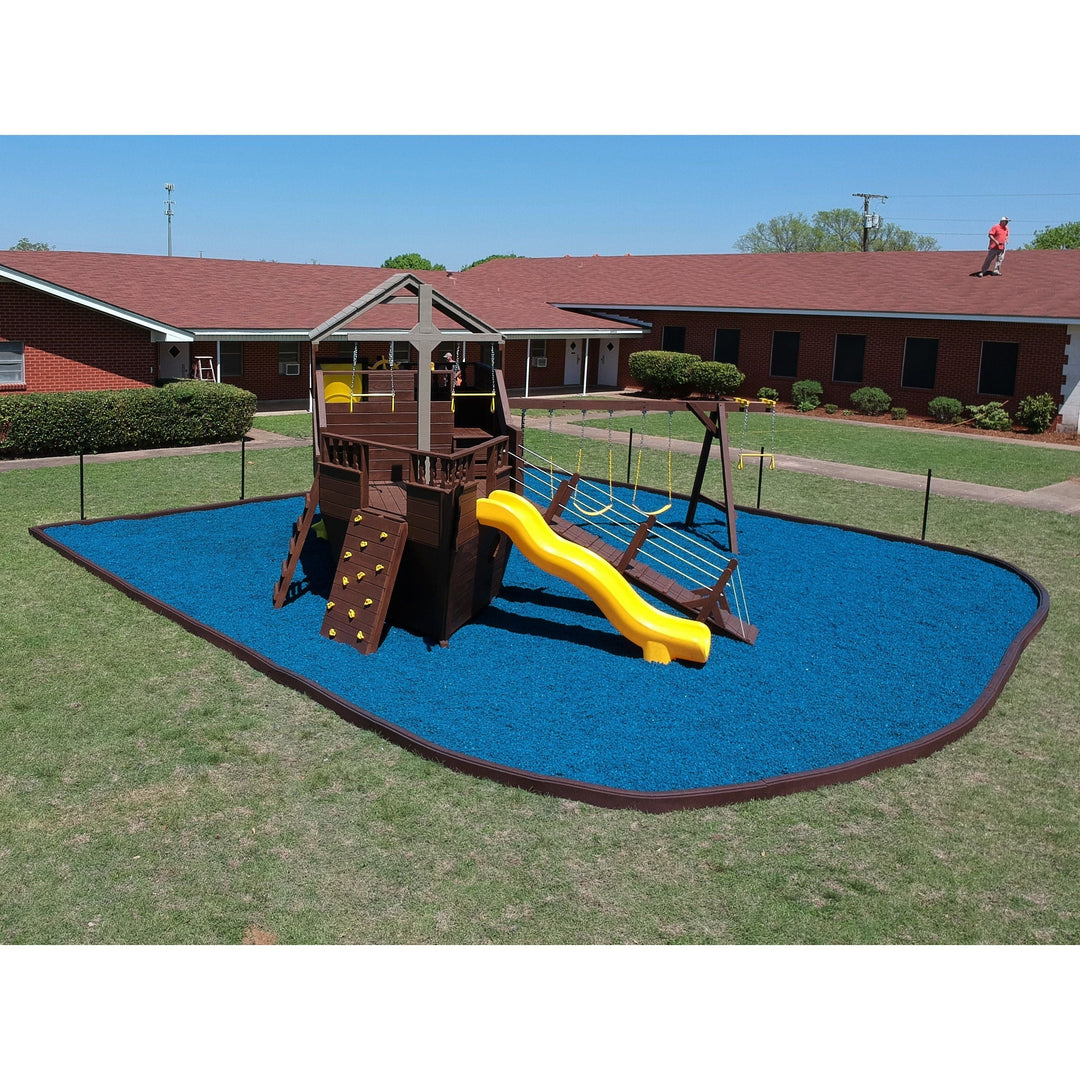 Rubber Mulch Playsafer Rubber Mulch | Blue BLU-MULCH