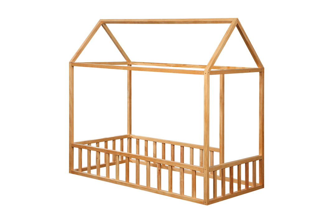 2MamaBees Montessori House Bed with Rails