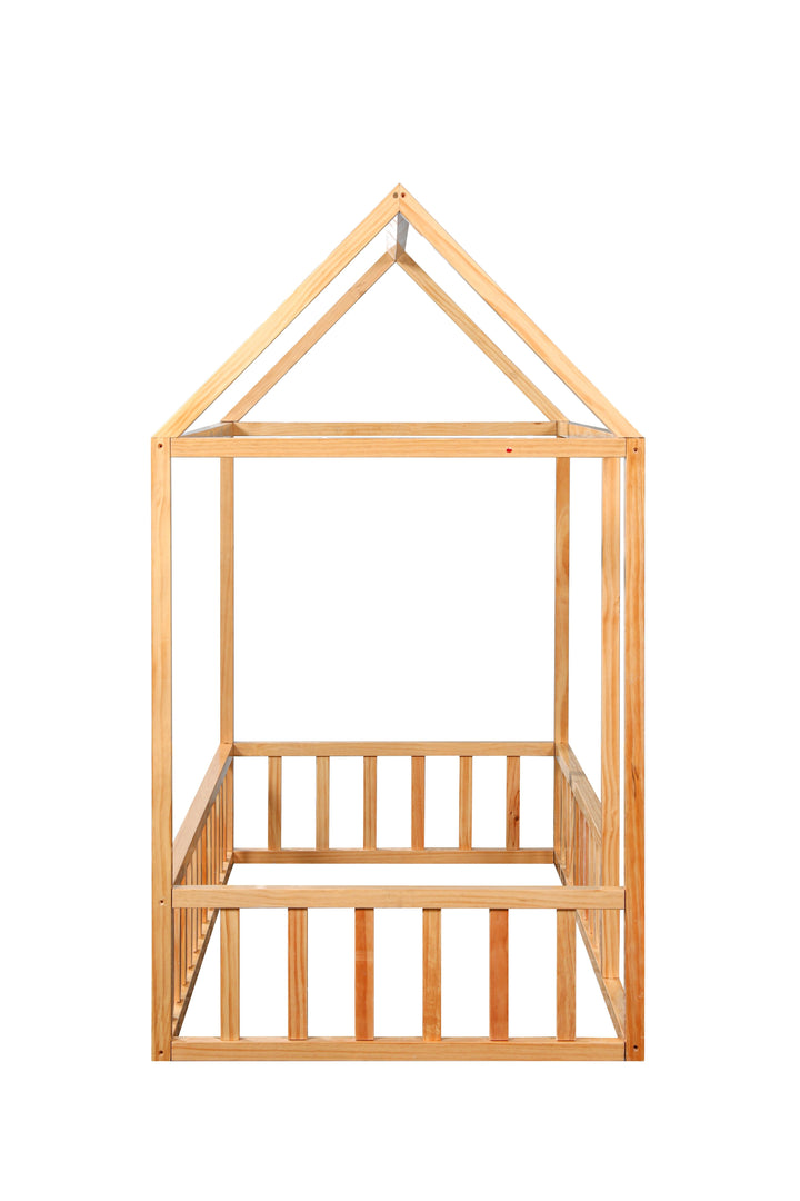 2MamaBees Montessori House Bed with Rails