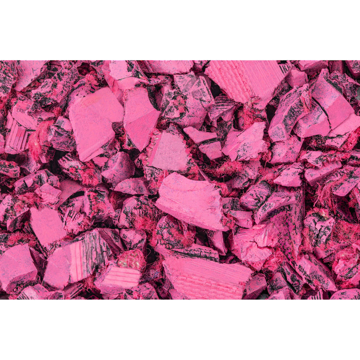 Rubber Mulch Playsafer Playground and Landscape Rubber Mulch | Hot Pink PPKG40