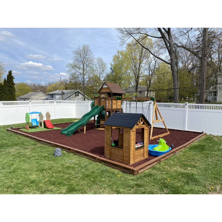 Rubber Mulch Playsafer Playground and Landscape Rubber Mulch | Terra Cotta Red RED-MULCH