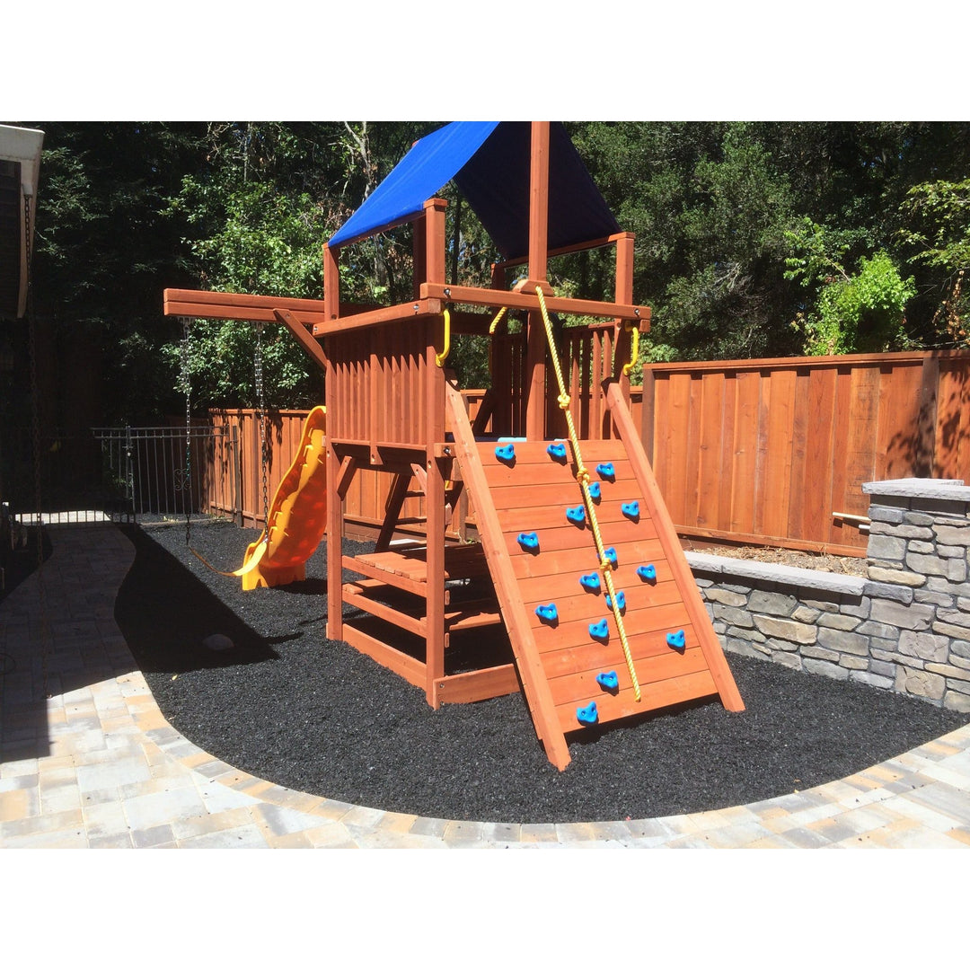 Rubber Mulch Playsafer Rubber Mulch | Painted Black BLK-PAINTED-MULCH