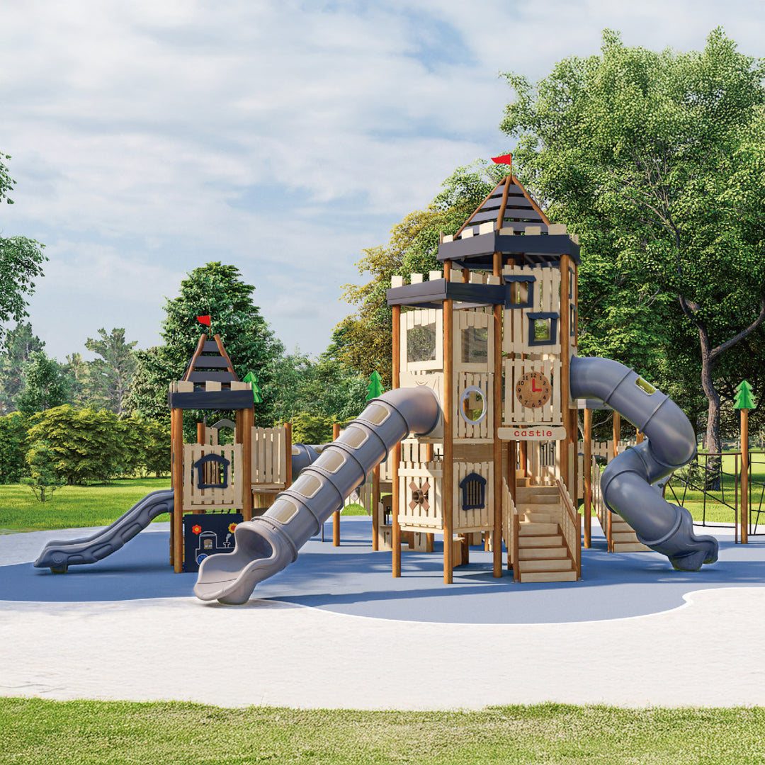 Wisdom Nature Castle Playground Structure FL50CS-0001