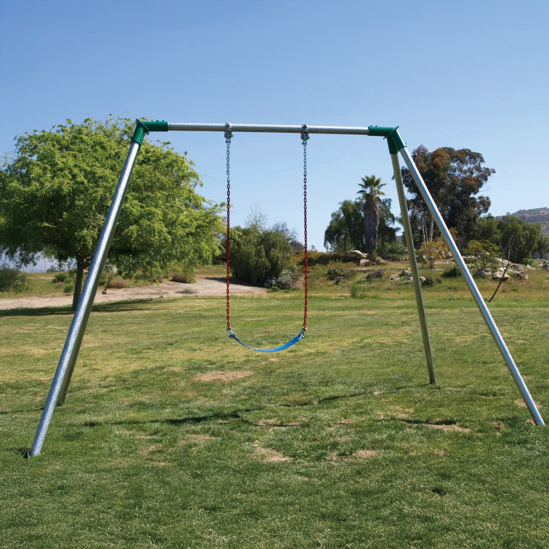 Jensen Swing Outdoor Standard 6 Foot High Residential Swing Set 1 Bay S61o