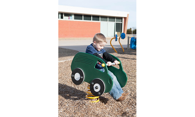 BigToys MiniVan Freestanding Sensory Motor MEC-120