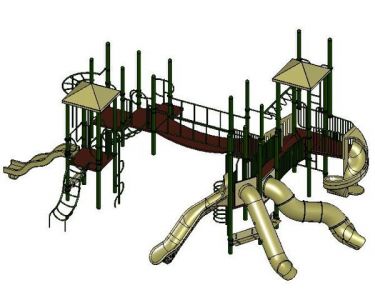 SportsPlay Model Thomas and Thomas Jr Mega Series Modular Playground 911-234B, 911-134B