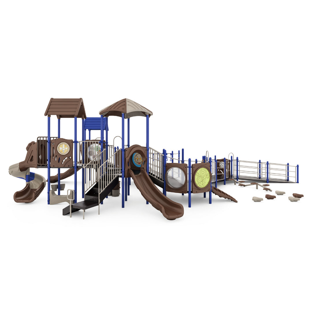 Wisdom WisePLAY Inclusive Timberland Playground Structure PDWP-350070C32