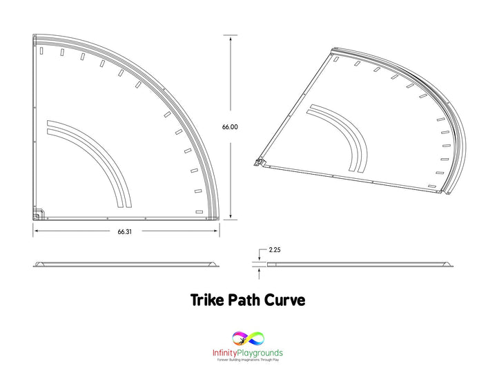 Infinity Playgrounds Trike Path Extra Pieces IPSK-9000