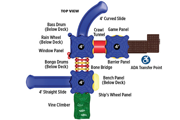 UltraPlay Systems Cumberland Gap Play System UPLAY-007