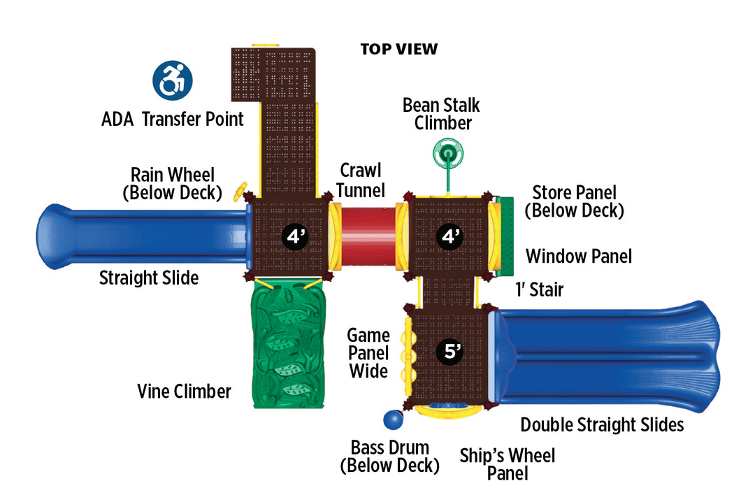 UltraPlay Systems Carsons Canyon Play System UPLAY-009