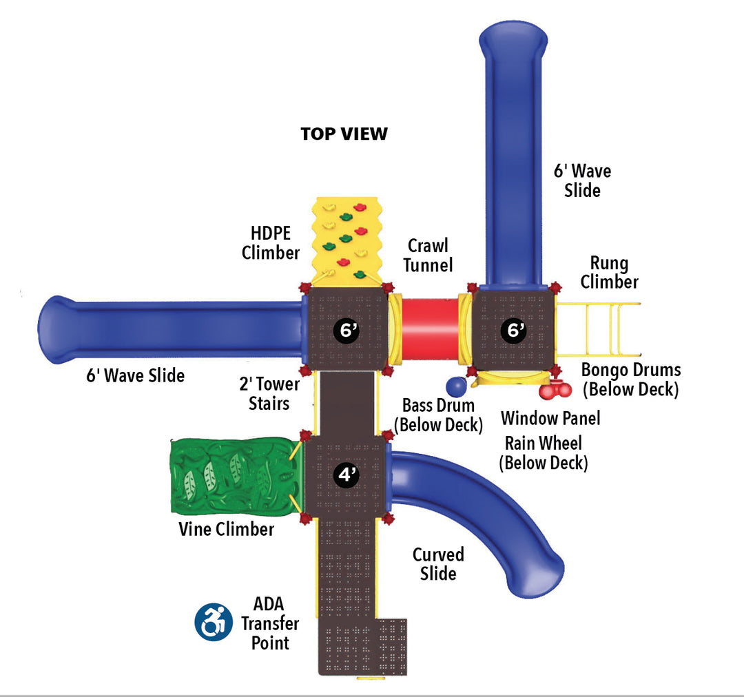 UltraPlay Systems Boulder Point Play System Playground UPLAY-079 UPLAY-045