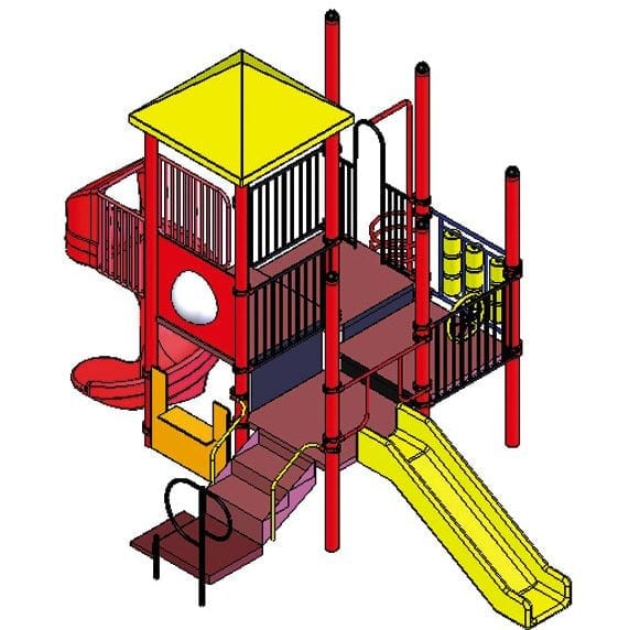 SportsPlay Model Zack and Zack Jr Modular Playground 911-231B, 911-131B